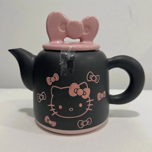 Blue Sky Clayworks Other - NEW TEAPOT Rare Hello Kitty Lets Go Summer 2025 BLUES CLAYWORKS SANRIO BlackPink